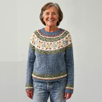 Deborah™ | Strickpullover im Vintage-Island-Stil