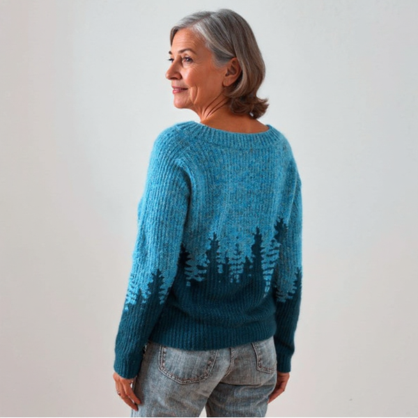 Donna™ | Strickpullover im Vintage-Island-Stil