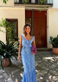 Camila - Maxikleid mit Rüschen