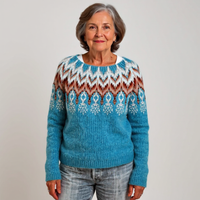 Elaine™ | Strickpullover im Vintage-Island-Stil