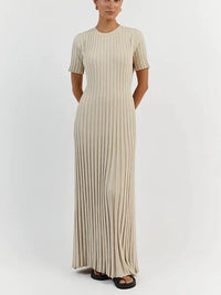 Maxi - langes Strick-Maxikleid