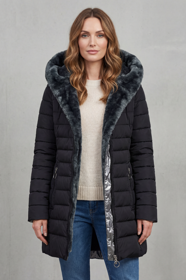 Ophelia™ | Winterparka mit Kunstfell-Futter