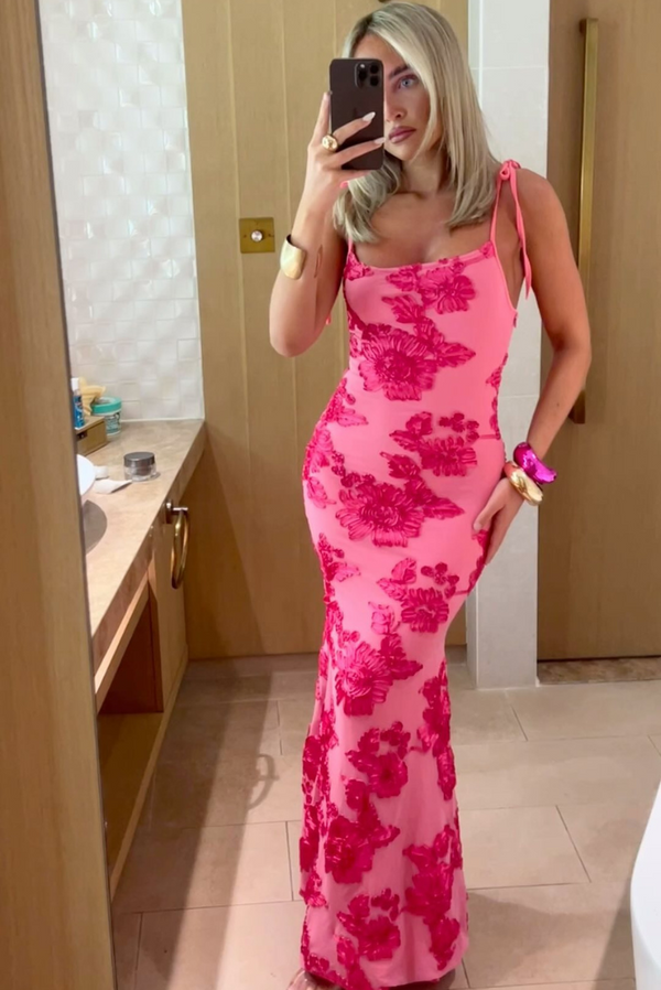 Thea - Blumen-Maxikleid