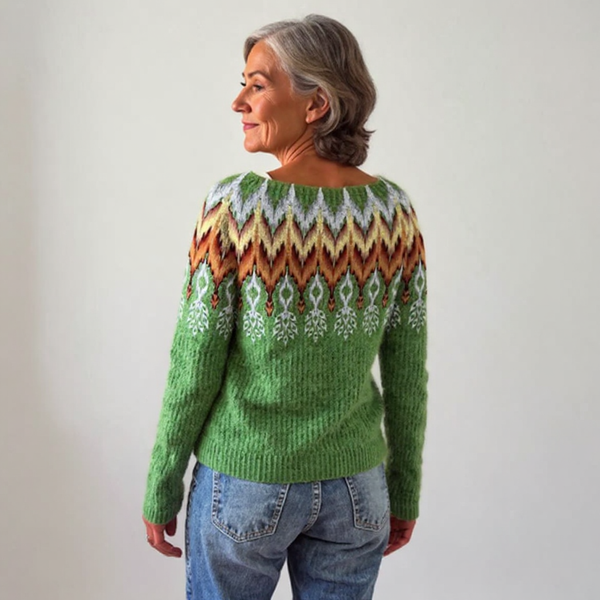 Emily™ | Strickpullover im Vintage-Island-Stil