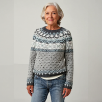 Erica™ | Strickpullover im Vintage-Island-Stil
