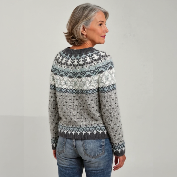 Erica™ | Strickpullover im Vintage-Island-Stil