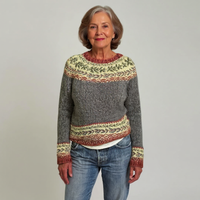 Frances™ | Strickpullover im Vintage-Island-Stil