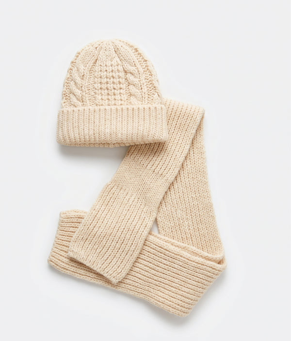 Hygge™ | Strickmütze & Schal Set
