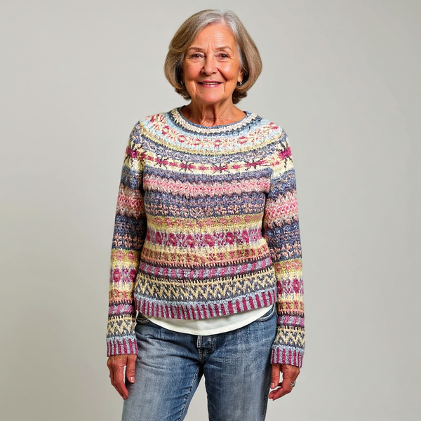 Holly™ | Strickpullover im Vintage-Island-Stil