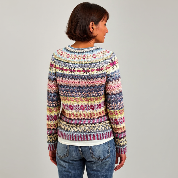 Holly™ | Strickpullover im Vintage-Island-Stil