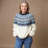 Janet™ | Strickpullover im Vintage-Island-Stil