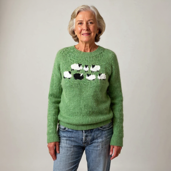 Jennifer™ | Strickpullover im Vintage-Island-Stil