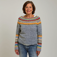 Joanna™ | Strickpullover im Vintage-Island-Stil