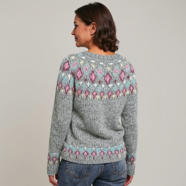 Julia™ | Strickpullover im Vintage-Island-Stil