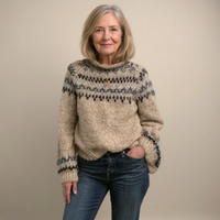 Karen™ | Strickpullover im Vintage-Island-Stil