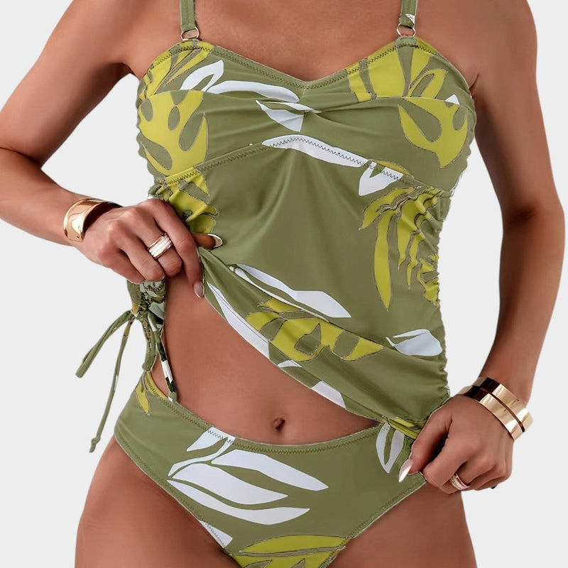 Carmen™ | Bikini mit tropischem Blätterprint