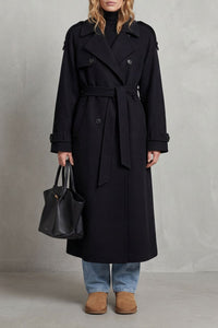 Saoirse™ | Oversize Trenchcoat aus Wolle