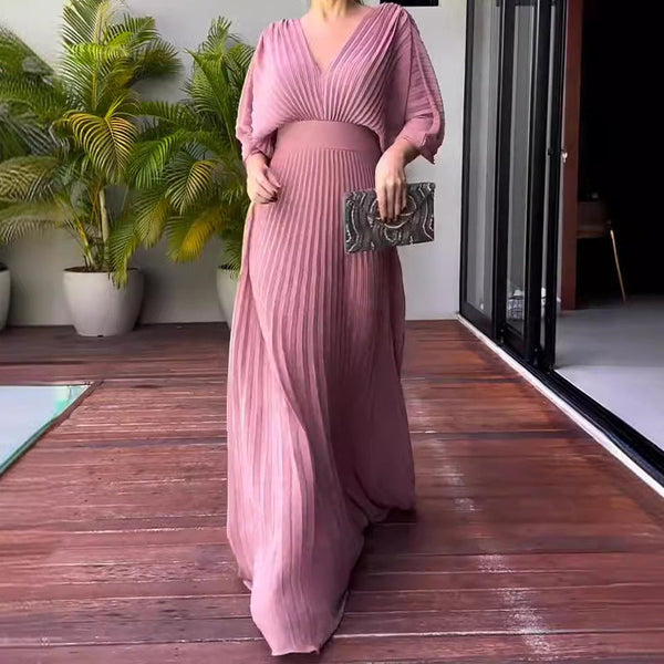 Sassa - Maxikleid mit V-Ausschnitt