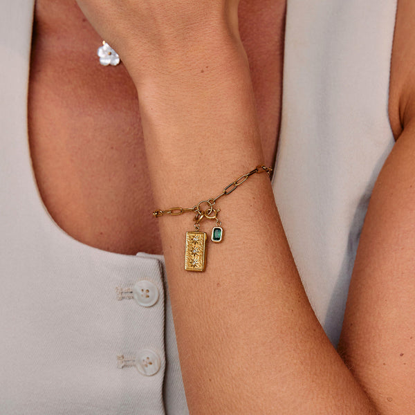 Pia - Kettenglieder Charm Armband