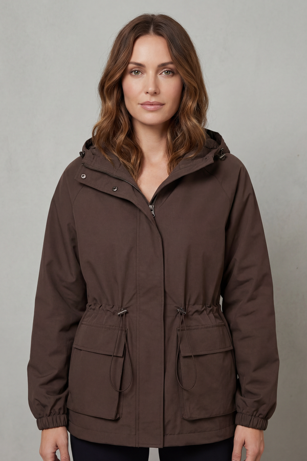 Faye™ | Wasserdichte Jacke im Utility-Stil mit Kordelzug