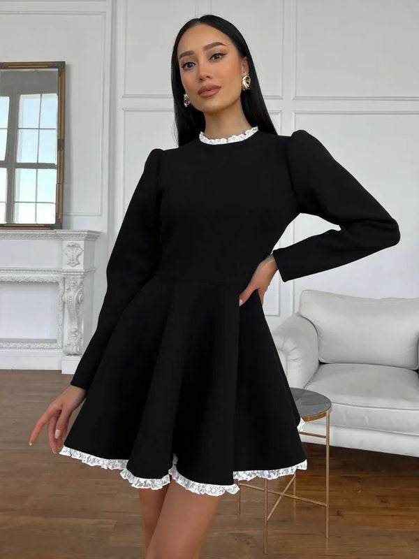 Billie™ - anmutiges schwarzes Kleid