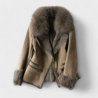 Mariana™ | Luxuriöser Lammfell-Mantel