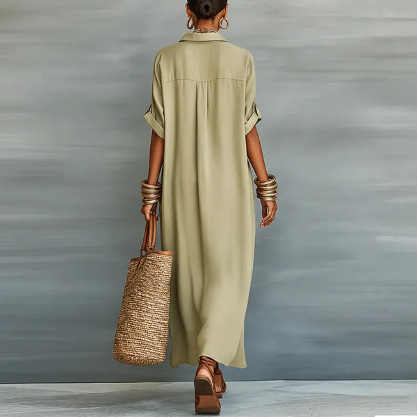 Anastasa™ - langes Hemdkleid mit Knopfleiste