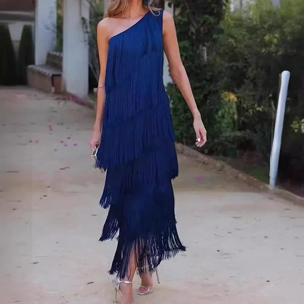 Paulina™ - Auffälliges Fransen Kleid