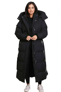 AlpenNord™ | Luxuriöser langer Steppmantel