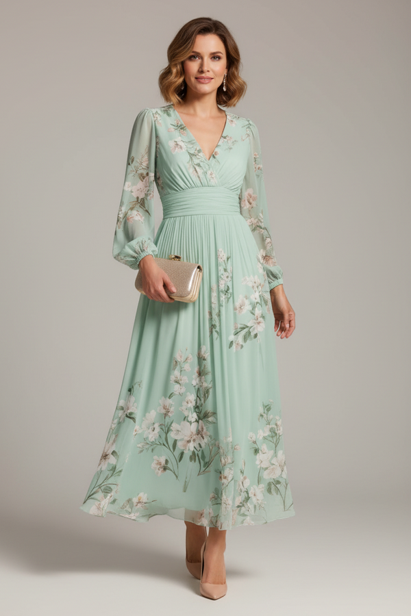 Prescela - Blumen-Midikleid