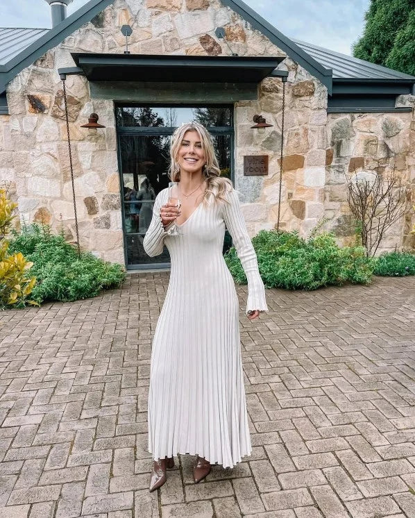 Sara - neues Strick-Midikleid