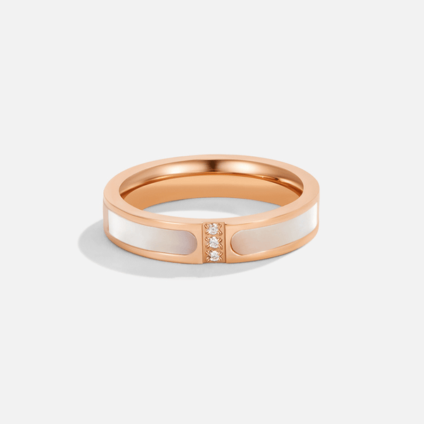 Alona – Ring mit Perlmutt-Einsatz
