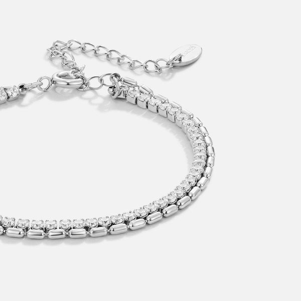 Arelia - Kristall Silberarmband