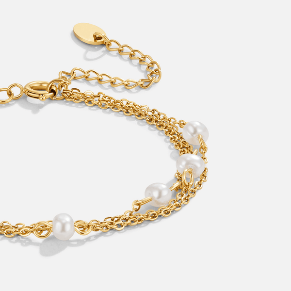 Leni - Perlenarmband mit mehreren Lagen