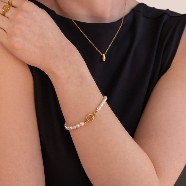 Kara - Perlengliederarmband