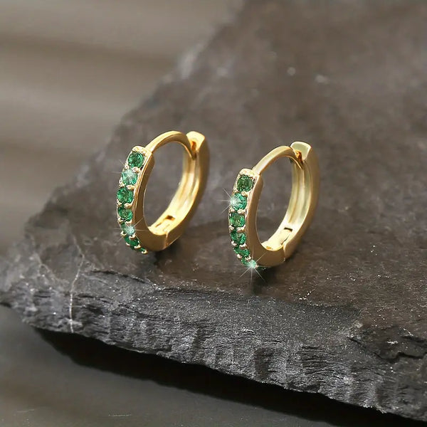 Ohrringe im Küstenstil mit goldenem Tropfendesign
