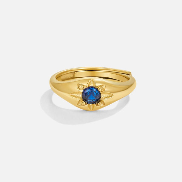 Celeste – Ring mit blauem Sternstein