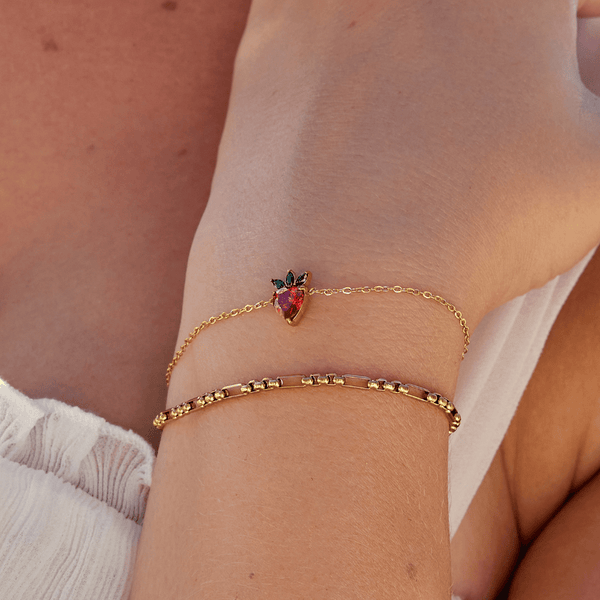 Laura - Kristallbeeren Armband
