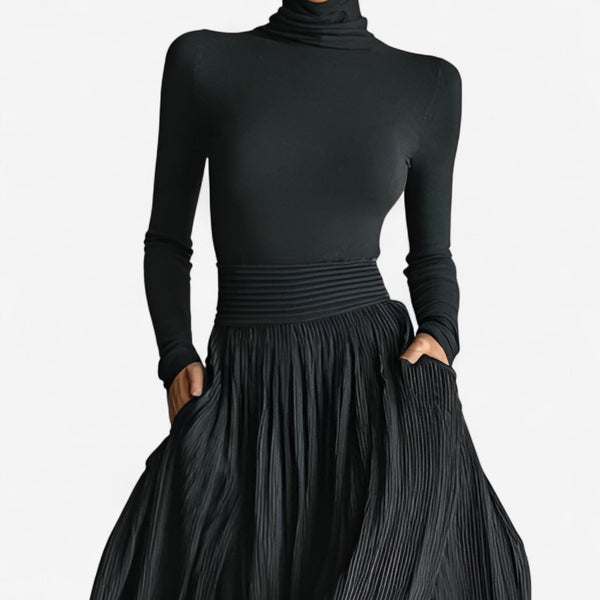 Raquel - Maxikleid mit hoher Taille
