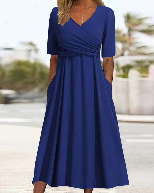 Katharin - luxuriöses Frühlings-Midikleid