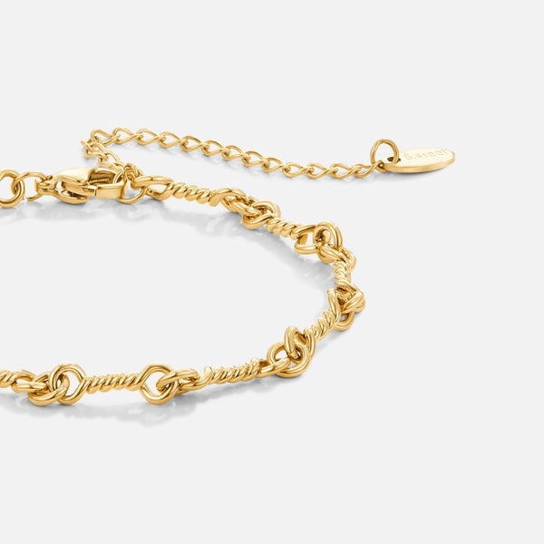 Figaro - Goldknoten Kettenarmband