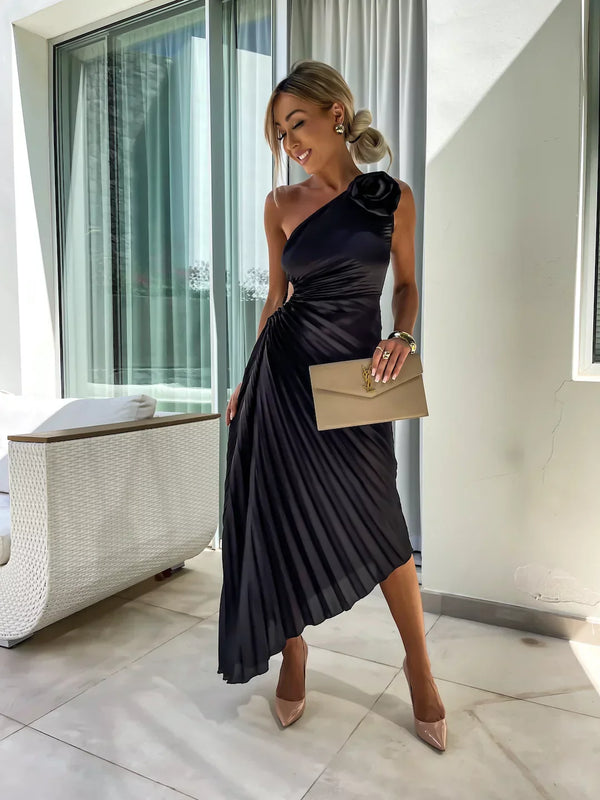 Lizbeth - Maxikleid mit Blütenträgern