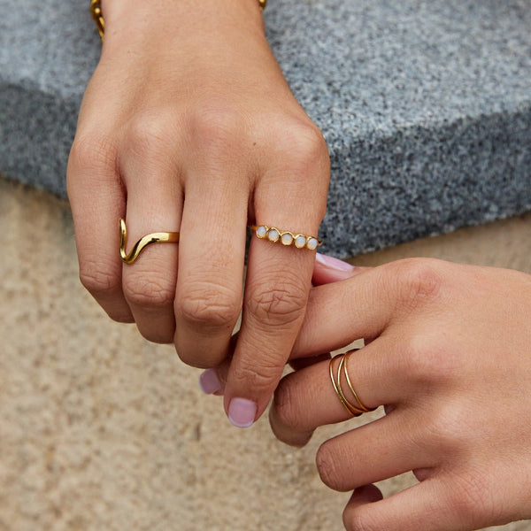 Luna – Eternity Ring mit Mondstein