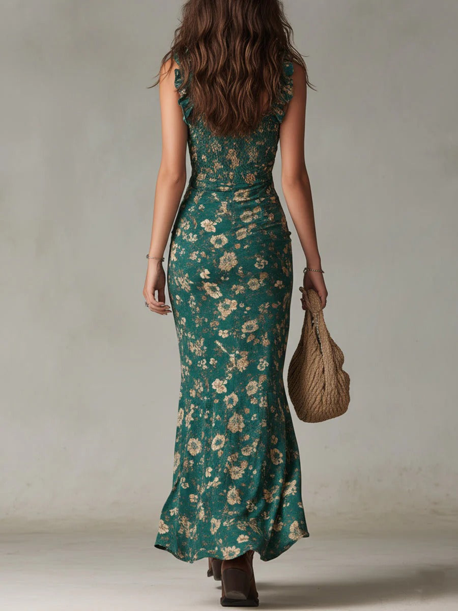 Mika Boho-Retro-Maxikleid