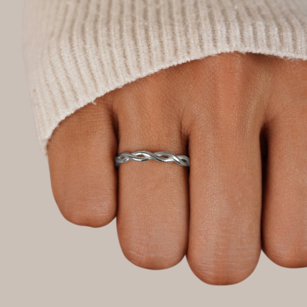 Silena – Gedrehter Silberring