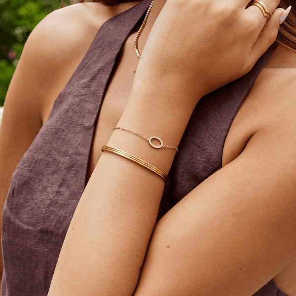Kaia - Armband mit runden Kristallen