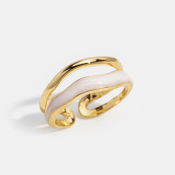 Sahara – Zweifarbiger Layer-Ring