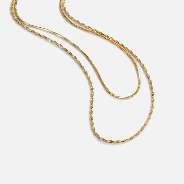 Leona - mehrlagige Goldkette