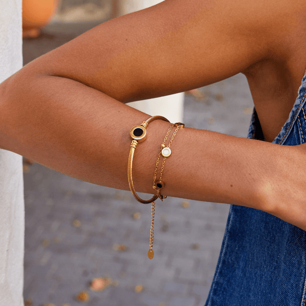 Melinda - Gold drehbares Armband