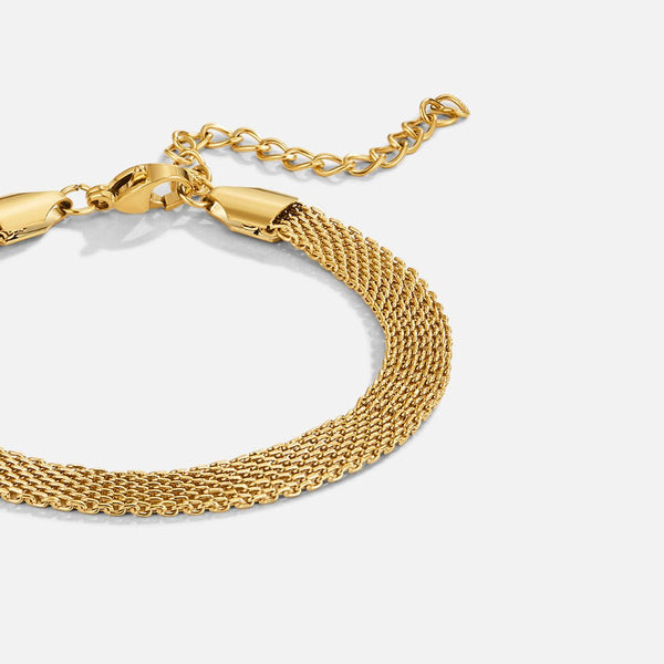 Molly - Gold Mesh Kettenarmband